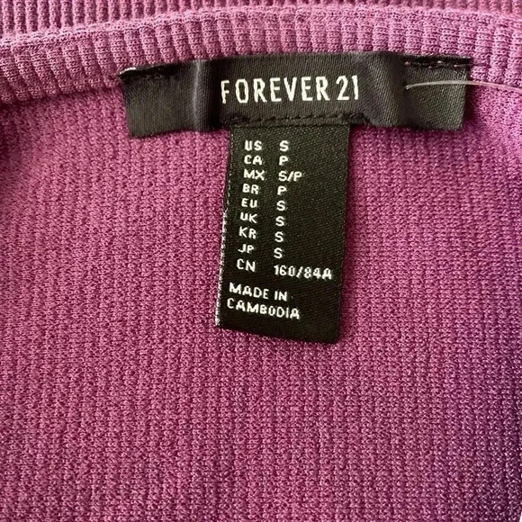 🆕Forever21 Purple Lattice Cami-Strap Bodycon Dress S🆕 - Picture 7 of 10